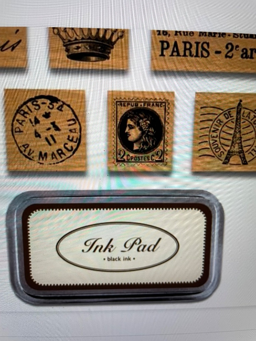 PRICE DROP! Cavallini & Co. Paris Rubber Stamps, Notes & Labels - Set of 3 - Picture 8 of 15